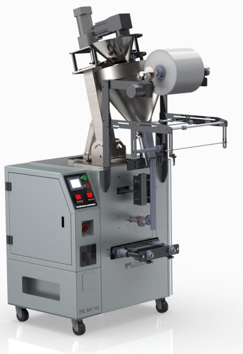PK-PC-02P vertical form fill and seal machine with servo auger filler